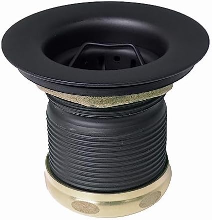 Westbrass Junior Basket Style Bar Sink Strainer, Matte Black - Image 2