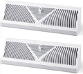 Yaocom 2 Pack Baseboard Register Vent 15 Inch Air Vent Covers by Yaocom