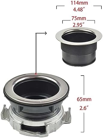 Garbage Disposal Mount Sink Flange Kit and Stopper - Image 3