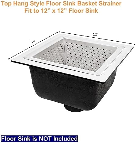Leyso Stainless Steel Floor Sink Top Hang Basket Strainer Sink Drain Cover 10" - Image 6