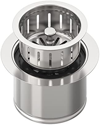 BOTEMY Extended Garbage Disposal Flange Basket Strainer Stopper, Deep 304 by BOTEMY
