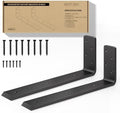 BATODA 16” Countertop Support Steel Brackets, Heavy Duty L Bracket by BATODA