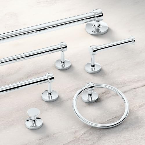 Gatco 5212 Gibson Towel Ring, Wall-Mounted Bathroom Hand Towel Holder, Durable - Image 5