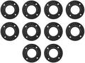 Industrial Pipe Floor Flange, 10 Pack Heavy Duty Malleable Iron Pipe Fittings by BathAce