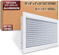 Fits 24x8 and 8x24 Duct Opening | Aluminum Eggcrate Return Air Grille | Low by Handua