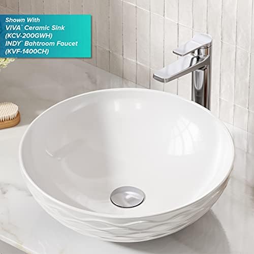 KRAUS Bathroom Sink Pop-Up Drain Assembly in Chrome - Image 2