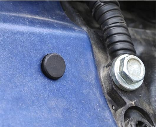 1/4" Silicone Rubber Panel Plug Solid Grommet Knockout Hole Cover Fits 1/16" to - Image 5