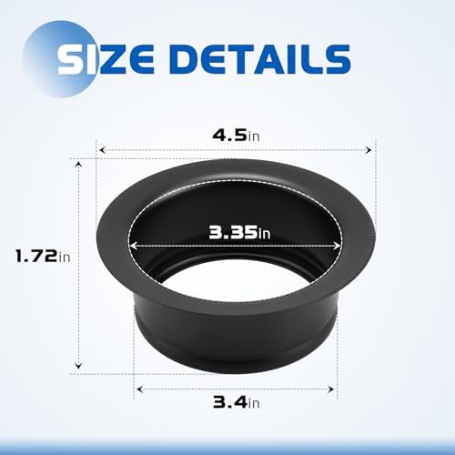 Stainless Steel Sink Flange for Kitchen In-SinkErator Garbage Disposal - Image 2