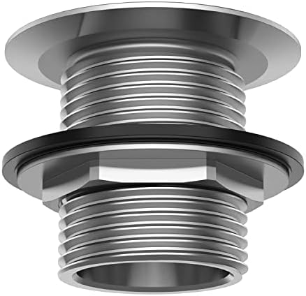 Leyso Stainless Steel Bar Sink Drain 1” Nominal Pipe Size 1" NPS Thread - Image 2