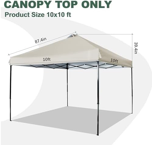10x10 Canopy Replacement Top - Image 2