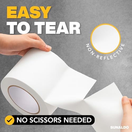 Gaffers Tape Heavy Duty, Easy Rip, No Residue | White - Image 5