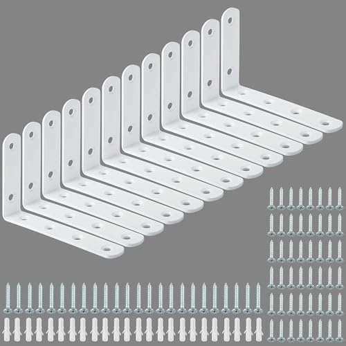 Alise 12Pcs Floating Shelf Brackets by Alise
