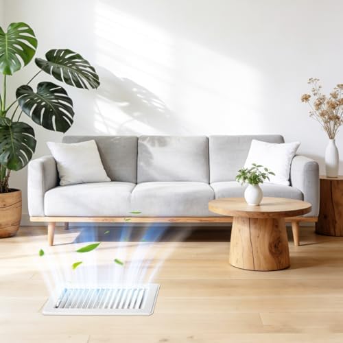 4Pack Floor Vent Covers, Floor Register 4" x 8", Adjustable Decorative Vent - Image 6