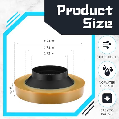 Marsui 30 Pack Toilet Wax Ring Thick Toilet Bowl Wax Ring Gasket - Image 2