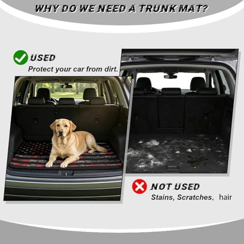 Distressed Red Flag Universal Cargo Liner 29"x39" - Image 4