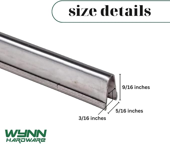 Stainless Steel Sliding Door Track Cover - Image 2
