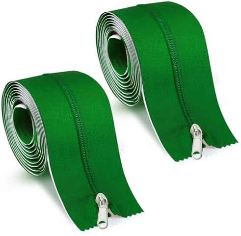 Tigeen 2 Roll Heavy Duty Zipper Door Dust Barriers 7 ft x 14 Inch by Tigeen
