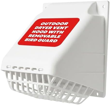 Deflecto 4-Inch Wide Mouth Dryer Vent Hood by Deflecto