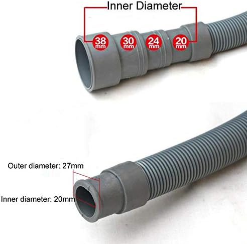 1 Piece 3.28ft Universal Wash Machine Drain Extension Hose Washing Machine - Image 2