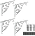 Khtumeware Ornate Decorative Shelf Brackets, 5-inch Small wall Mounted Shelving by khtumeware