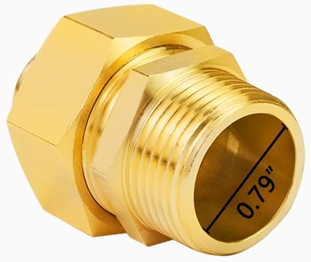 2 Pack Grill Propane Conversion Connector 3/4'' CSST Male NPT Gas Line Fitting - Image 4