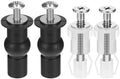 2 Set Toilet Seat Bolts Replacement Kit Stainless Universal Toilet Seat Bolts by salbsever