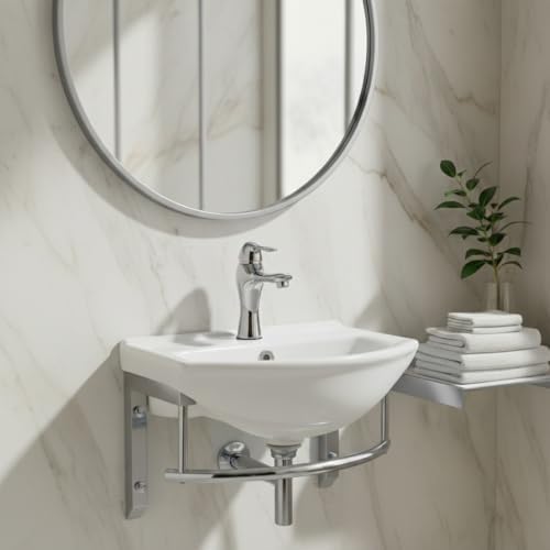 Renovators Supply Manufacturing Ridge 17 3/4 Inch Small Wall Mount Bathroom - Image 2