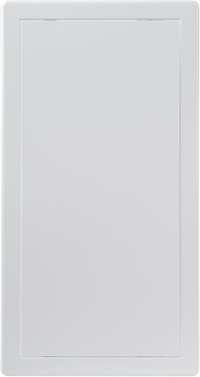 8x16 Inch White Access Panel for Drywall – ABS Plastic Square Wall, Ceiling by HVACOV