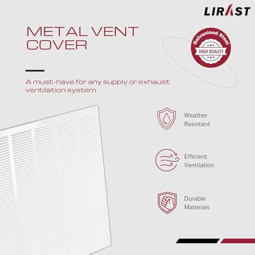 18 x 18 Inch White Air Vent Cover - Image 2