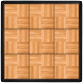 Flooring Inc's 3/8" Thick Interlocking Lightweight Plastic Practice Dance Floor by IncStores