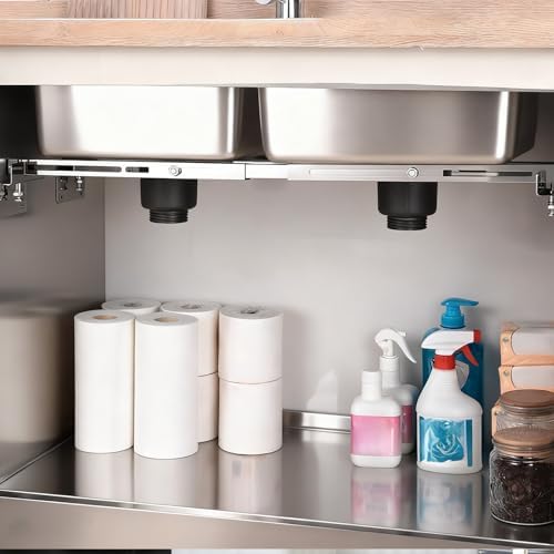 Undermount Sink Bracket, Stainless Steel Adjustable Undermounts Sinks Support - Image 5