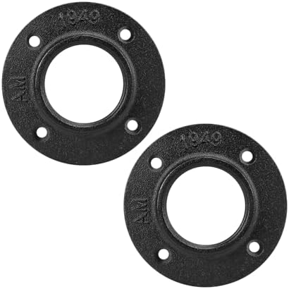 Industrial Pipe Floor Flange, Heavy Duty Malleable Iron Pipe Fittings, Wall by BathAce