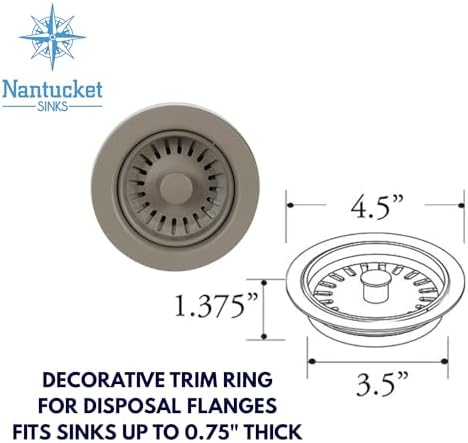 Nantucket Sinks Truffle Decorative Trim Ring - Image 2