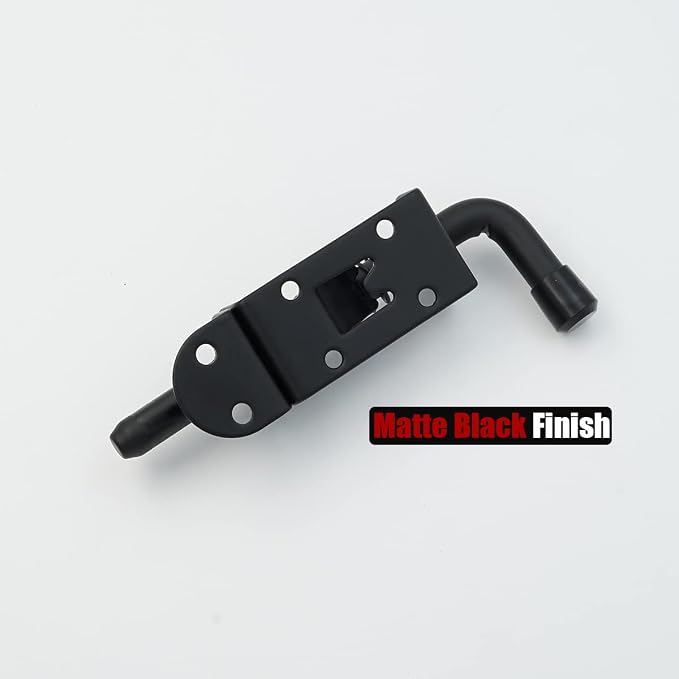 JQK Spring Loaded Latch Pin, 304 Stainless Steel Barrel Bolt Thickened 2mm Door - Image 3