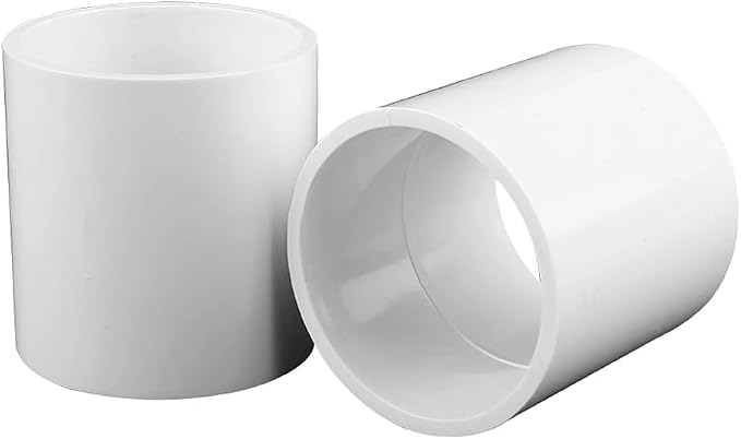 1’’ PVC Coupling 2 Way Pipe Fittings, Furniture Grade Schedule 40 Socket x - Image 3