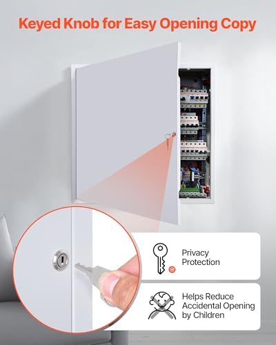 VEVOR Access Panel for Drywall, 25.2 x 25.2 in Galvanized Steel Access Door - Image 5