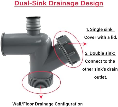 Garbage Disposal Drain Elbow Replacement Kit Compatibe - Image 4
