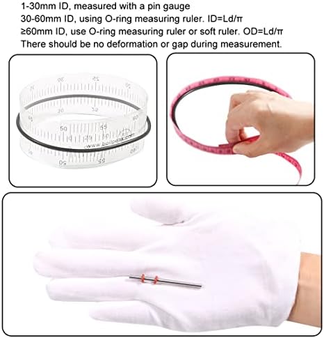 uxcell Nitrile Rubber O-Rings 46mm OD 39mm ID 3.5mm Width, Metric Nitrile - Image 4