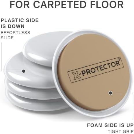 Furniture Sliders for Carpet X-PROTECTOR - Image 3