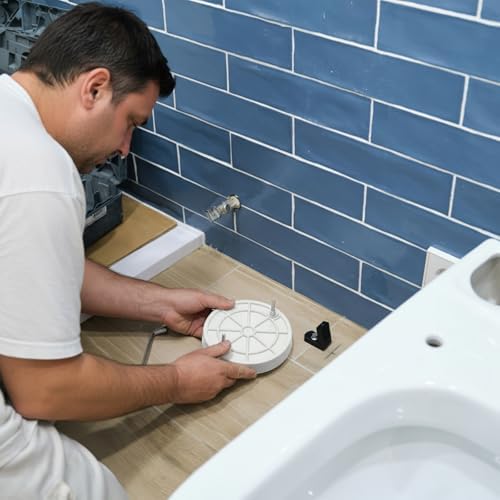 Youyole 2 Pcs Flange Cover Kit White Toilet Flange Repair Kit Includes Nylon - Image 4