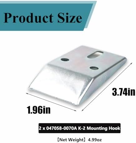 2 Pack 047058-0070A Wall Mount Bracket - Image 2