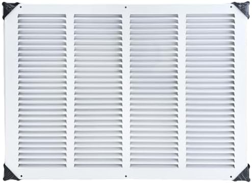 Fits 20x14 Duct Opening Stamped Steel Return Air Grille Vent Cover Grille - Image 3
