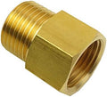 Brass Pipe Fitting Metric M20 x 1.5 Male To 1/2" NPT Female Adapter by HongBoW+Hardware