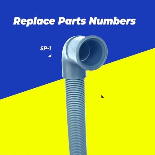 Dishwasher Drain Hose for Midea, 12.2 x 1.1 x 2.8 inches - Image 3