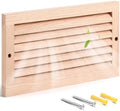 Weysat 1 Pcs 8 x 12 Inch Oak Hardwood Air Return Vent Cover by Weysat