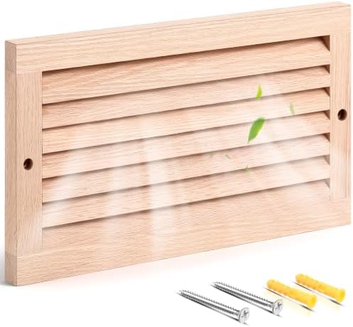Weysat 1 Pcs 8 x 12 Inch Oak Hardwood Air Return Vent Cover by Weysat