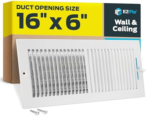 EZ-FLO 16 x 6 Inch Air Vent Cover by EZ-FLO