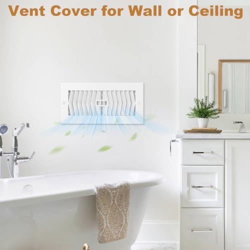 4x10 Floor Vent Cover 6-Pack Heavy Duty Floor Register - Image 4