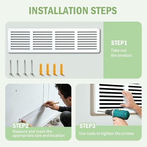 Return Air Grille Cover 32“ x 8.5”, Air Return Vent Cover - Image 2