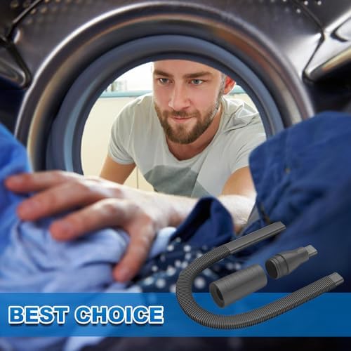 PetOde Dryer Vent Cleaner Kit – Dryer Vent Vacuum Hose Attachment Black - Image 6